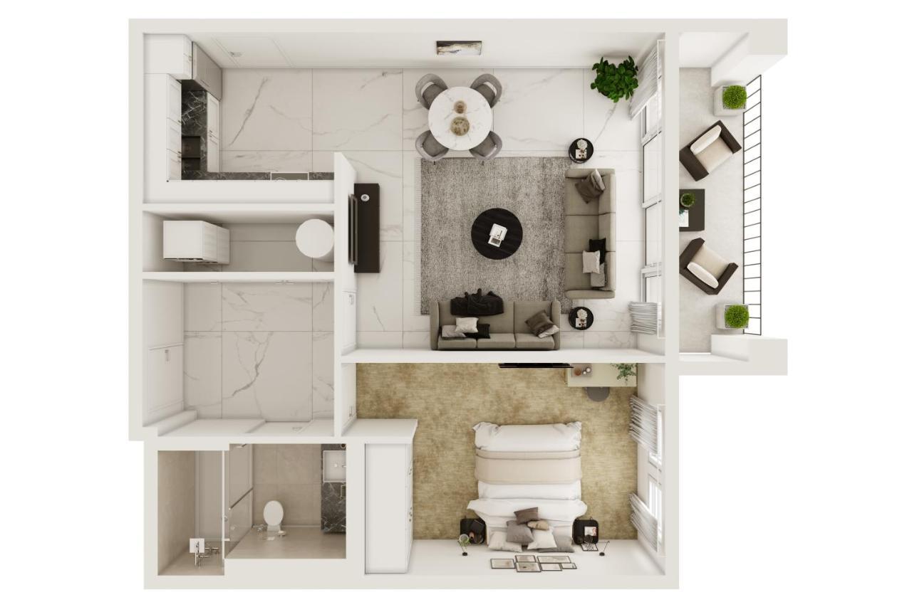 One Bedroom Deluxe Apartment